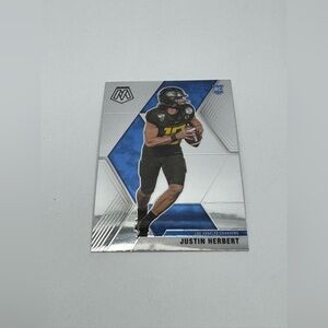 Justin Herbert Mosiac No. 204 Prizm Variation See Pics